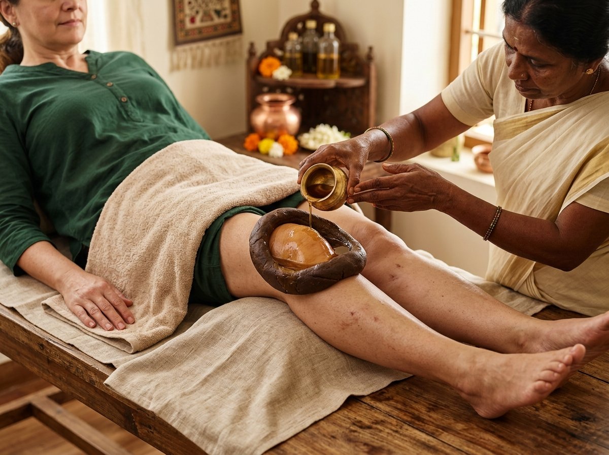 Knee Pain Treatment (Janu Basti)